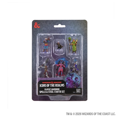 DnD - Spells & Steel Starter Set - Player\'s Handbook - Icons of the Realms Premium DnD Figure